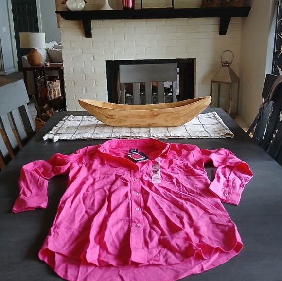 Gap Linen Long Sleeve Nwt Size S - Picture 1 of 4